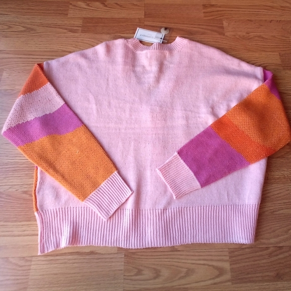 NFS ladies cardigan sweater, pinks, oranges sz M, Lg - Picture 6 of 7